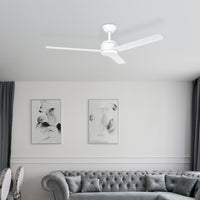 Brilliant White Solana 48" DC ABS Ceiling Fan with Remote Control