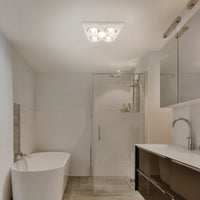 Brilliant White Magma 4 Lights 3-in-1 Bathroom Mate