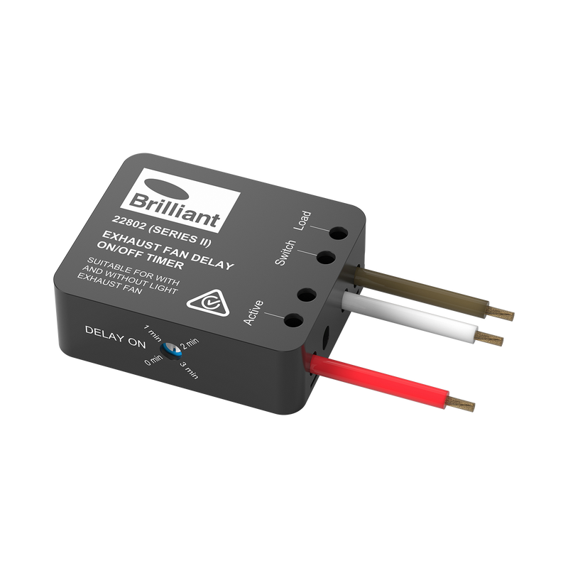 Brilliant Exhaust Fan Delay On / Off Timer