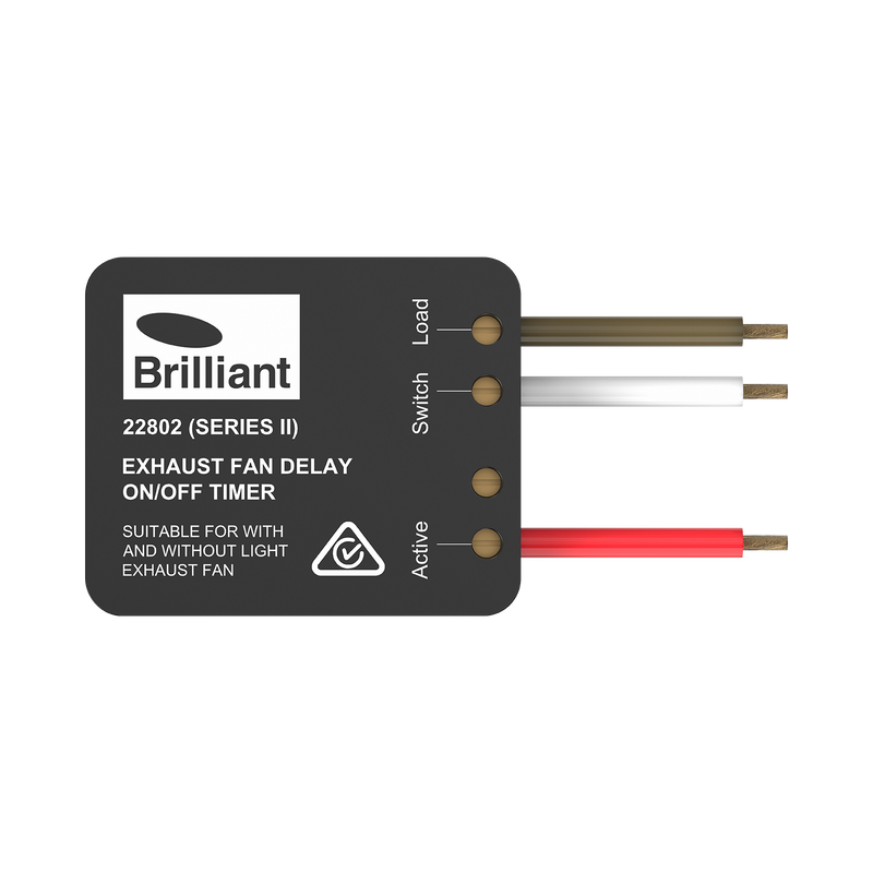 Brilliant Exhaust Fan Delay On / Off Timer
