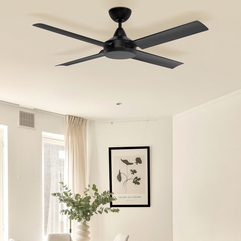 Brilliant 52” AC Black Cairns Ceiling Fan