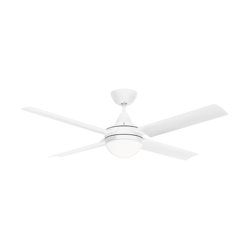 Brilliant 52” AC White Cairns Ceiling Fan With B22 Light