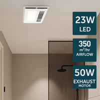 Brilliant White Nevada 4-In-1 Bathroom Heater