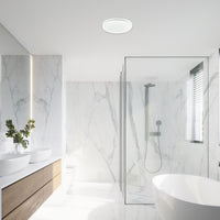 Brilliant White Talon Promax Round ø270mm Exhaust Fan with Light