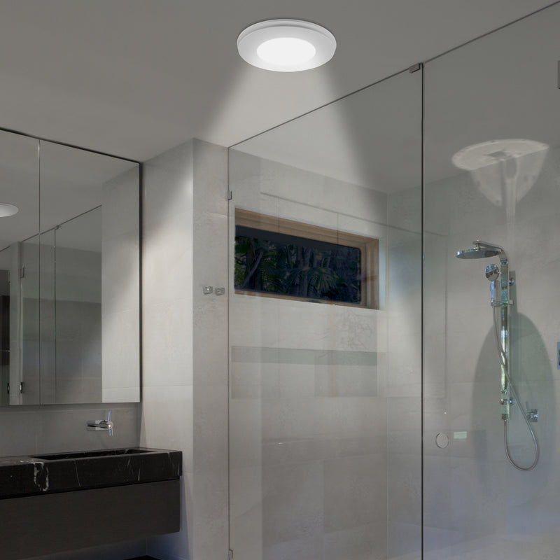 Brilliant White Talon Promax Round ø330mm Exhaust Fan with Light
