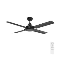 Brilliant Matt Black Cairns 48" DC Ceiling Fan