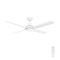 Brilliant Matt White Cairns 52" DC Ceiling Fan
