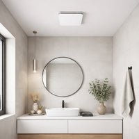 Brilliant White Sarico Promax Square 330mm AC Exhaust Fan