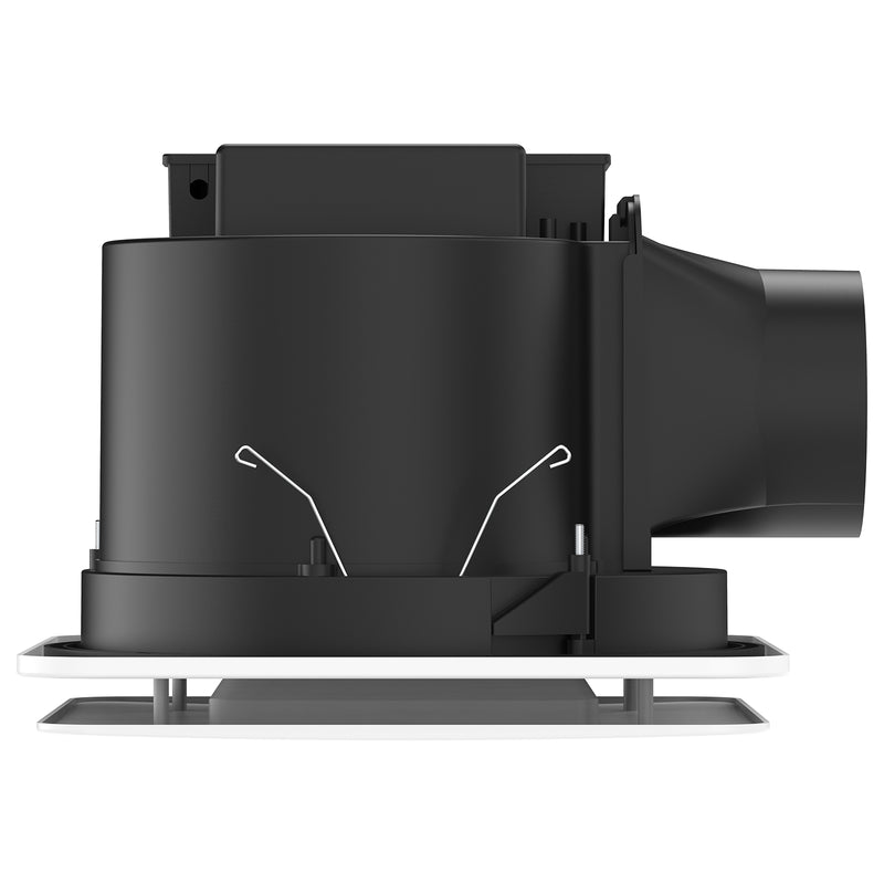 Brilliant White Sarico Promax Square 270mm AC Exhaust Fan with LED Light