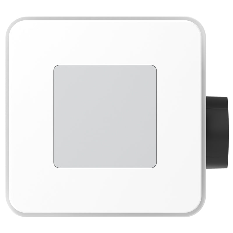 Brilliant White Sarico Promax Square 270mm AC Exhaust Fan with LED Light
