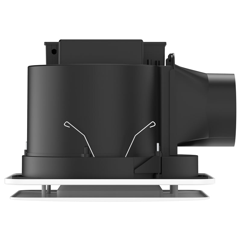 Brilliant White Sarico Promax Square 330mm AC Exhaust Fan with LED Light