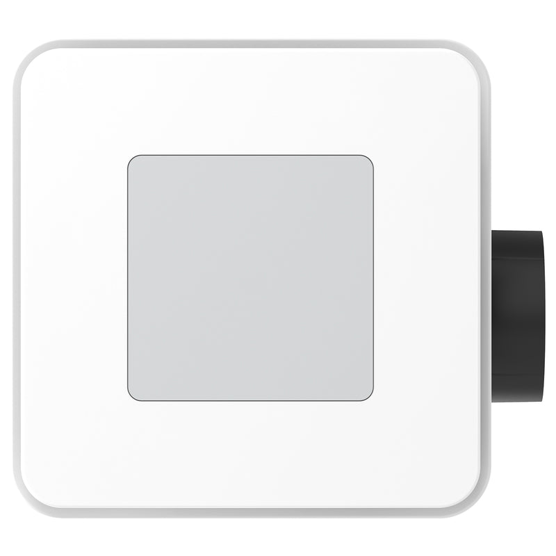Brilliant White Sarico Promax Square 330mm AC Exhaust Fan with LED Light