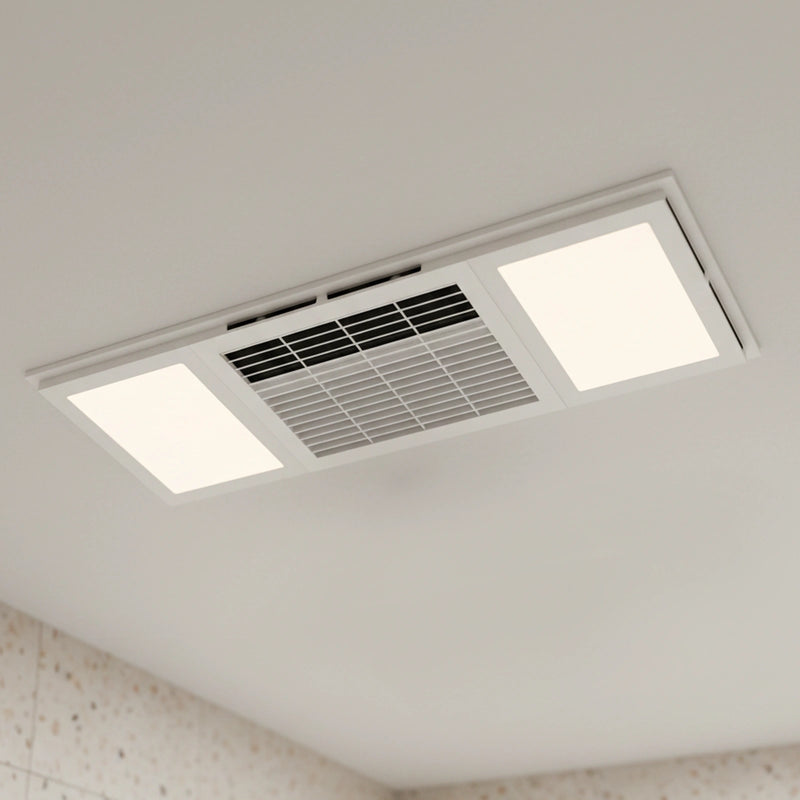 Scorcher White 4-In-1 Bathroom Heater with Light