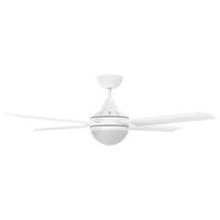 Brilliant 56” DC Lite White Cairns Ceiling Fan with Light