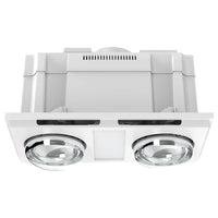 Brilliant White Airforce 2 lights 3-in-1 Bathroom Heater