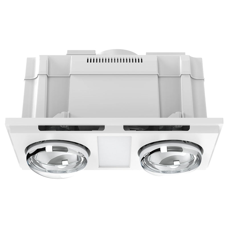 Brilliant White Airforce 2 lights 3-in-1 Bathroom Heater
