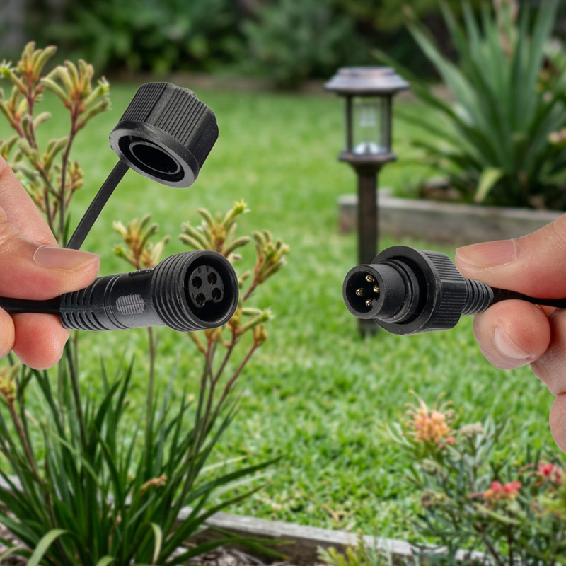 Brilliant Black 2.5m Garden Cable