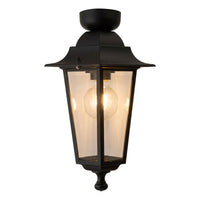 Brilliant Black Nottingham B22 Coach Light