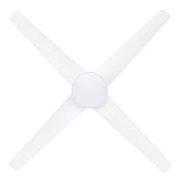 Brilliant 132cm White Matt Grace 4 Blade DC Ceiling Fan With Remote And LED Light