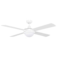 Brilliant White Tempest-II 52'' DC 4-Blade Ceiling Fan with Light