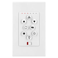 Brilliant Wall Controller for DC Ceiling Fans with Isolation Switch